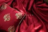 Regal Maroon - Block Printed
